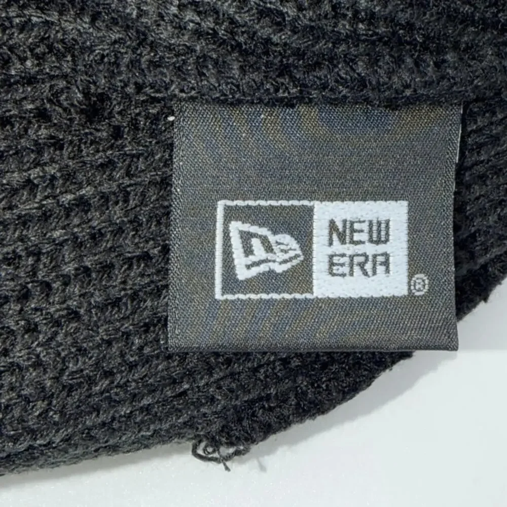 New Era Los‎ Angeles Kings NHL Hockey Black Cuffed Cable Knit Beanie Hat Winter